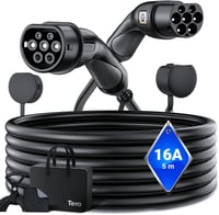 Tera EV Type 2 Töltőkábel 22kW 32A 7m 3-fázis Mennekes IP55 Elektromos Autóhoz - 7 Meter Kabel, 22 kW, Three-phase current: 32 A 1
