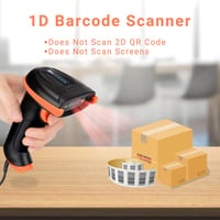 Tera USB Vonalkód Olvasó Automatikus Kézi 1D Szkenner 300 Scan/mp Állvánnyal 4