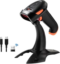 Tera Wireless 2D QR vonalkód olvasó Bluetooth és USB vezetékes, állvánnyal 1