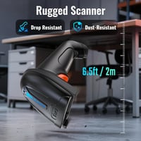 Tera Wireless Vonalkód Olvasó 1D Lézeres Ergonomikus 2000mAh Akkumulátorral 6