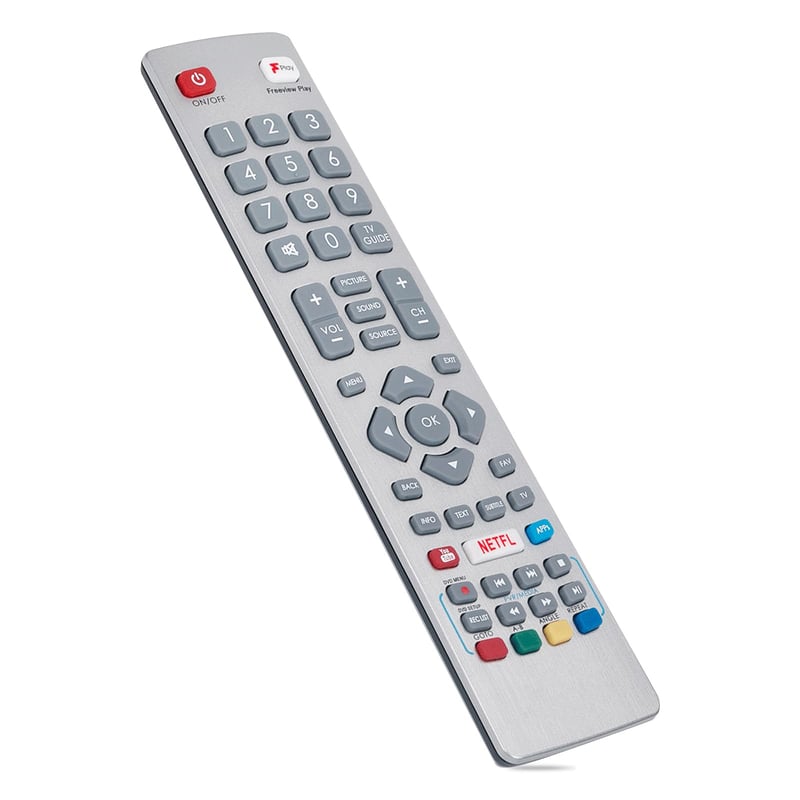 Zamjenski univerzalni daljinski upravljač Terloogee za Sharp TV, s 4 tipke za brzi pristup, za Smart TV, spreman za upotrebu bez postavljanja