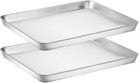 Terlulu rozsdamentes sütőtepsi szett 2 db, 40,5x30,4 cm 1