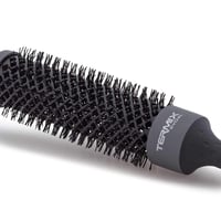 Termix Evolution XL keramická guľatá kefa na vlasy 28 mm čierna – s ionizovanými štetinami, o 3 cm dlhšia, pre rýchlejšie sušenie, na dlhé vlasy 6