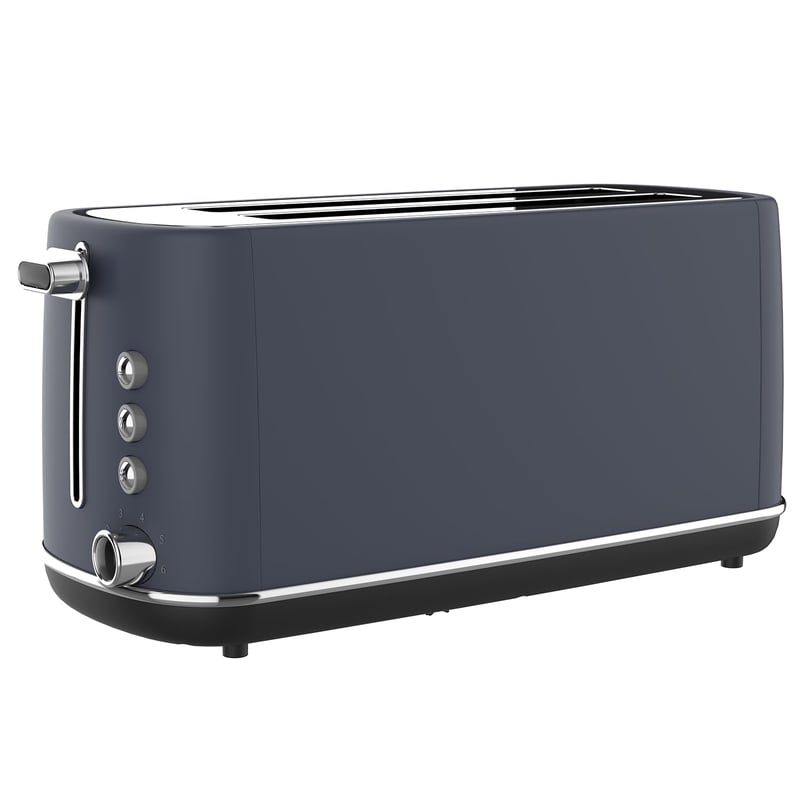 Terraillon New Moon dugi toster, 1550 W, 2 ekstra velika utora - plavi