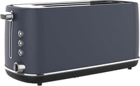 TERRAILLON New Moon hosszú kenyérpirító, 2 extra nagy nyílás, 6 fokozat, 1550W, rozsdamentes acél, kék 1