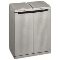Dulap pentru sortarea deșeurilor Terry Ecocab 2 pentru interior și exterior, cu 2 compartimente, 68x39x88,7 cm 1