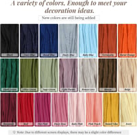 Teruntrue 24 bucăți cale de masă aurii stil boho din material tip tifon 45 x 275 cm, decor pentru nuntă, petrecere, baby shower, petrecerea burlăcițelor, zi de naștere 7