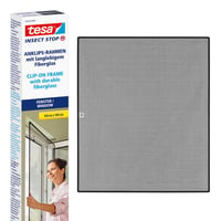 Sieťka proti hmyzu tesa Insect Stop na okná, pre PVC rámy - antracitová - 100x120 cm 1
