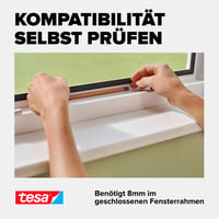 Sieťka proti hmyzu tesa Insect Stop na okná, pre PVC rámy - antracitová - 100x120 cm 9