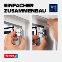 Set de adaptoare de fixare tesa Insect Stop pentru uși cu plasă împotriva insectelor - Alb 5
