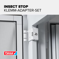 Set de adaptoare de fixare tesa Insect Stop pentru uși cu plasă împotriva insectelor - Alb 3