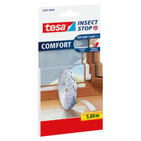 tesa Insect Stop Comfort samolepiaca páska na sieťky proti hmyzu - náhradná rolka - 560 cm - biela - upevnenie na okno bez vŕtania 1