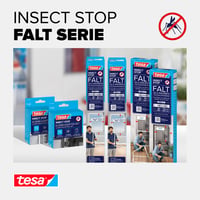 tesa Insect Stop FALT mrežica za prozore – sklopivi aluminijski okvir, bijela, 80-140 cm, teleskopska, montaža bez bušenja 8