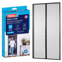 Magnetická sieťka proti hmyzu tesa Insect Stop, 2,2 m x 1,0 m, antracitová, dverová závesná sieťka 1