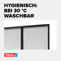 Magnetická sieťka proti hmyzu tesa Insect Stop, 2,2 m x 1,0 m, antracitová, dverová závesná sieťka 7
