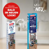 Plasă de țânțari tesa Insect Stop cu ramă de aluminiu premium pliabilă pentru ușă - Dimensiune reglabilă - Antracit 2