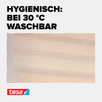 tesa Insect Stop sieťka proti hmyzu na okno so suchým zipsom – 3 ks, 130x150 cm, biela, sieťka proti hmyzu bez vŕtania, 1 ks bol odskúšaný 7