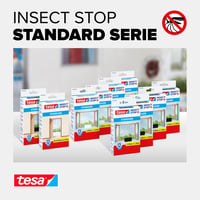 Plasă de țânțari cu scai tesa INSECT STOP - 3 x 100 cm x 100 cm - Albă - Plasă împotriva insectelor pentru ferestre 8