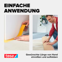 tesa obojstranná lepiaca páska Universal - na balenie, dekorovanie, koberce a ručné práce - 10 m x 50 mm 6