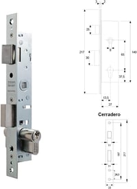 Tesa Monopunto Lock 3010154 biztonsági zár 2