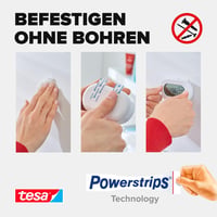 tesa Powerstrips Large öntapadós rögzítőcsík 58000 - erős tartás 4