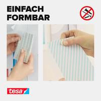 Chit adeziv tesa TACK – Alb, 80 bucăți – Adeziv reutilizabil și modelabil 4