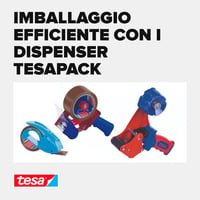 Tichá baliaca páska tesa tesapack Strong s ručným odvíjačom – hnedá – 66 m x 50 mm 7