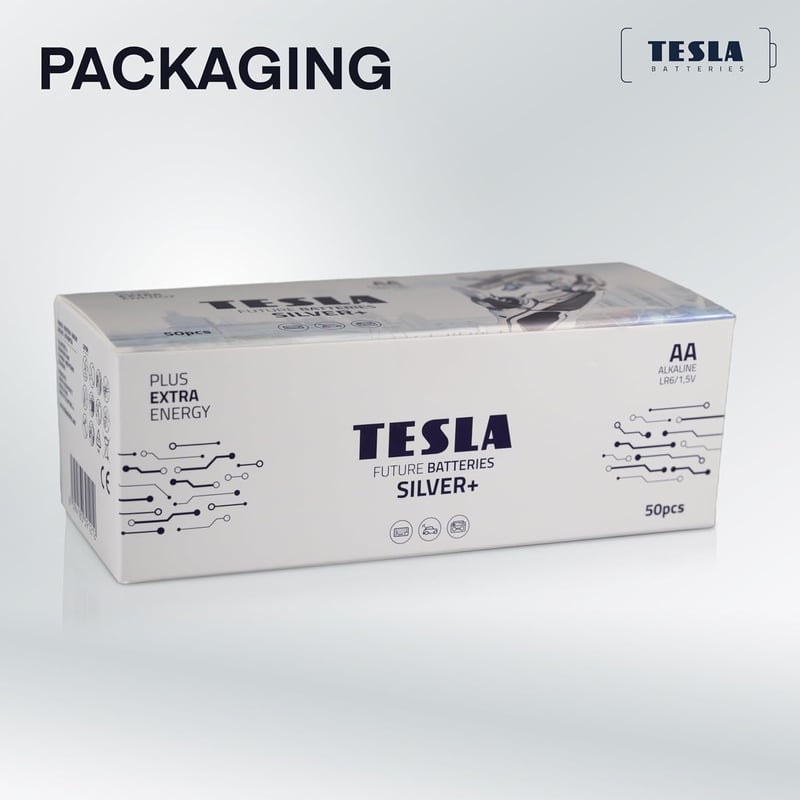 Tesla Future Batteries AA LR6 Alkáli Elem 50db Csomag - Nagy Teljesítményű Tartós Ceruza Elem 2600mAh Játékvezérlőkhöz

AI: I need to create