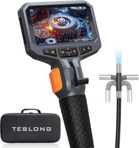 Teslong 1080P Endoszkóp Kamera 4,5" LCD Kijelzővel - Mozgatható Fejű, 8,5 mm Forgatható Vizsgálókamera 1,55m Félmerev Kábellel, LED Világítá 1