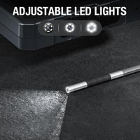 TESLONG 3.9mm Endoszkóp Kamera LED Világítással, Mozgatható Fej, 5 Colos LCD, 1.55m 4