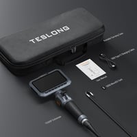 TESLONG Endoszkóp Kamera 5,5mm Flexibilis Inspekciós Csőkamera Mozgatható Fejjel 9