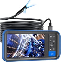 Teslong Ipari Endoszkóp Kamera - Kettős Lencsés Vizsgálókamera 4,5" IPS Kijelzővel, IP67 Vízálló, 5m Kábel, 2500mAh Akkumulátor, 32GB SD Kár 1