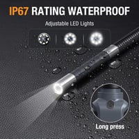 Teslong USB-C Endoszkóp Kamera Mozgatható Fejjel - 1,55m Flexibilis Nyakkal, 8,5mm Kamerafejjel, 8 LED Világítással - Autószereléshez, Andro 6