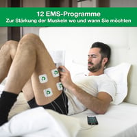 Elektrický svalový stimulátor TESMED Trio 6.5 TENS EMS, nabíjanie cez USB, 36 programov, 40 úrovní intenzity, 4 elektródy, čierno-sivý, na tlmenie bolesti 4