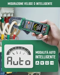 TESMEN TCM-300A Digitális Lakatfogó Multiméter AC/DC Feszültség Árammérő NCV Hőmérő 2
