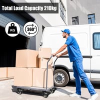 TESSTSY 4 db Forgókerék Fékes M8x25mm 50mm Bútor Görgő Terhelhetőség 21kg 4
