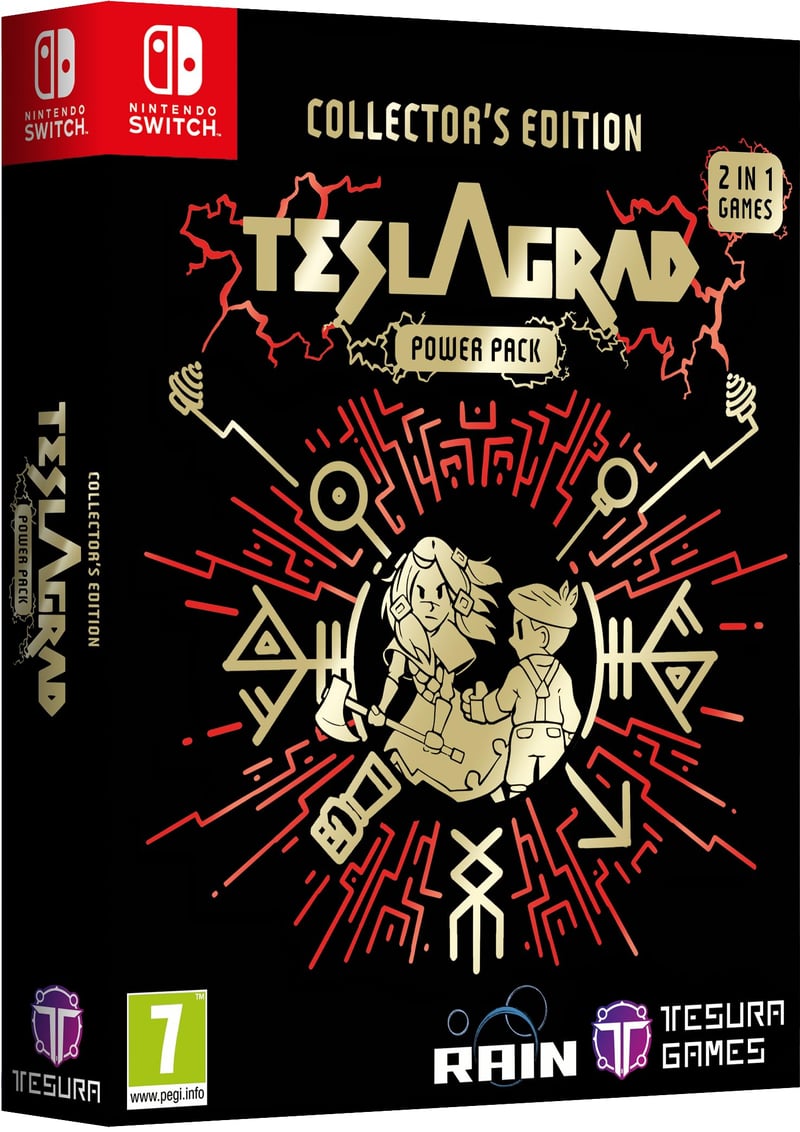 Tesura Games Teslagrad Power Pack Collector's Edition pre Nintendo Switch, zberateľská edícia, PEGI import
