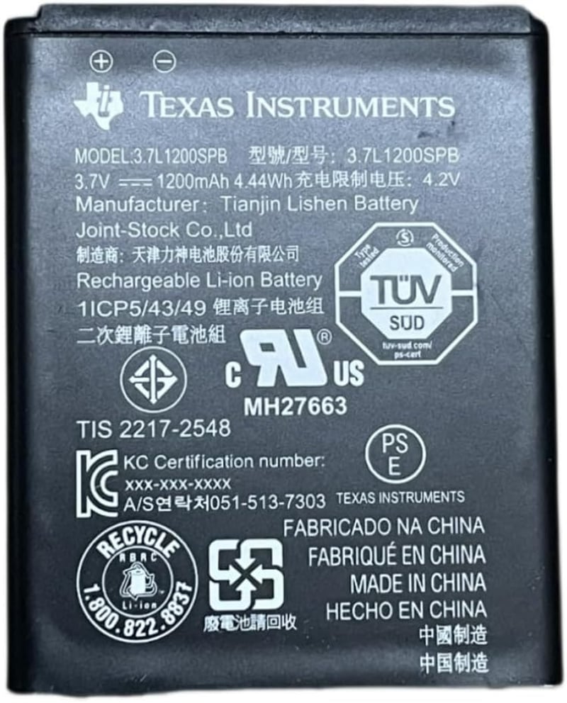 Texas Instruments N2BT akkumulátor TI-Nspire CX és TI-84Plus CE-T számológéphez