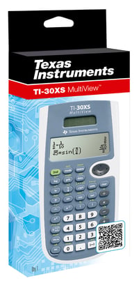 Školská kalkulačka Texas Instruments TI-30XS MultiView, modrá 2