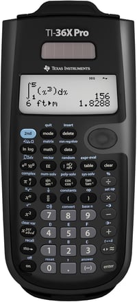 Texas Instruments TI-36X PRO tudományos számológép, 4 soros, francia - fekete 2