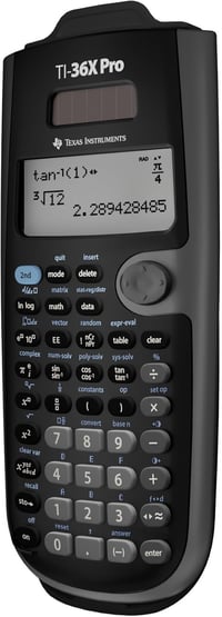 Texas Instruments TI-36X PRO tudományos számológép, 4 soros, francia - fekete 4