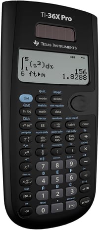 Texas Instruments TI-36X PRO tudományos számológép, 4 soros, francia - fekete 3