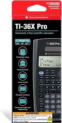 Texas Instruments TI-36X PRO tudományos számológép, 4 soros, francia - fekete 6