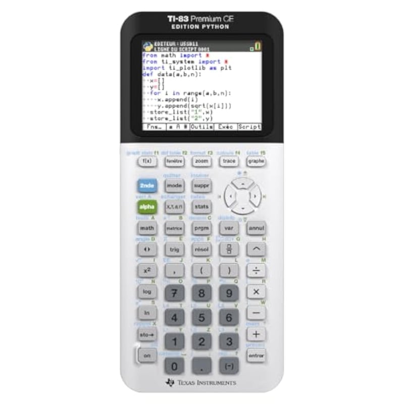 Grafická kalkulačka Texas Instruments TI-83 Premium CE Edition Python