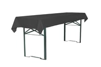 TexDeko obrus na pivný set 250x100 cm antracitový, prateľný na 40 °C, gramáž 170 g/m², na záhradný pivný set 1