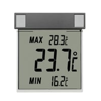 Termometru digital de fereastră TFA Dostmann 30.1025.10 pentru măsurarea temperaturii exterioare, fixare simplă, antracit 2