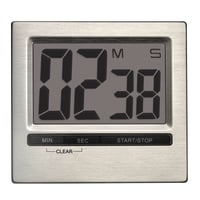 TFA Dostmann 38.2013 elektronički kuhinjski tajmer s memorijskom funkcijom i magnetskim držačem, 84x77 mm, srebrni, brojač za kuhanje jaja 2
