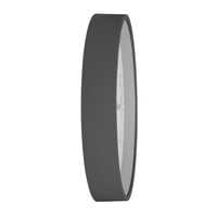 Analógové rádiom riadené nástenné hodiny TFA Dostmann 60.3550.10 so skleneným krytom, do kancelárie a domácnosti, 245x245x42 mm, sivé 3