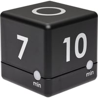 TFA Dostmann Cube Timer digitalni mjerač vremena, upravljanje vremenom, 6x6x6 cm, crni 1