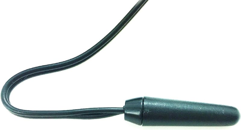 TFA Dostmann digitális hőmérő fekete, pontos hőmérséklet méréshez - black